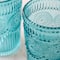 Kate Aspen® 13oz. Vintage Textured Aqua Blue Drinking Glasses, 6ct.